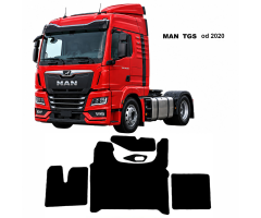 M TGX (NEW 2020) koberec ROMBA červeno-zl.